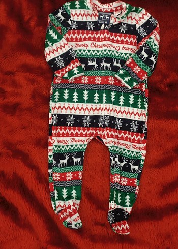 Renkli Desenli Polar Bebek Tulumu - Görsel 4