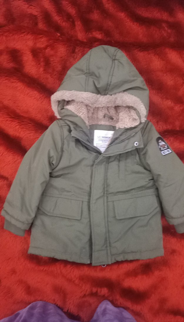 Kapüşonlu, Kürklü Erkek Çocuk Mont - Görsel 5