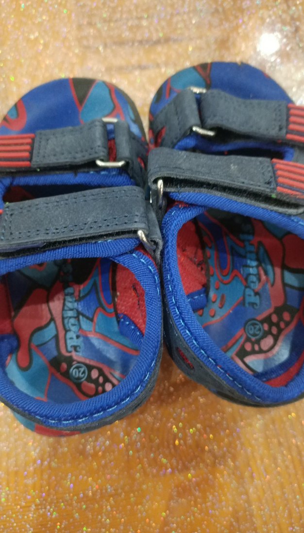 Erkek Çocuk Renkli bantlı sandalet - Görsel 4