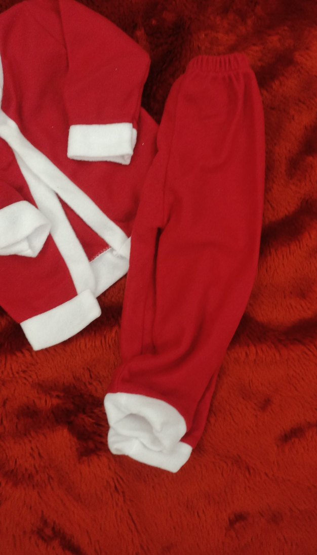 Kırmızı Kürklü Çocuk Kostümü - Görsel 4