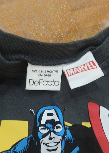 Marvel Ki
aptan Amerika Baskılı Erkek Çocuk Takımı - Görsel 5