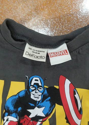 Marvel Ki
aptan Amerika Baskılı Erkek Çocuk Takımı - Görsel 3