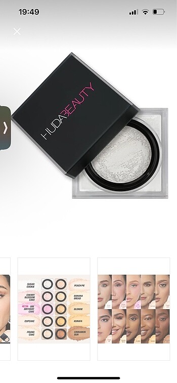Huda beauty pudra