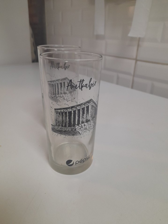Pepsi Anıtkabir Baskılı Cam Bardak Seti - Görsel 2