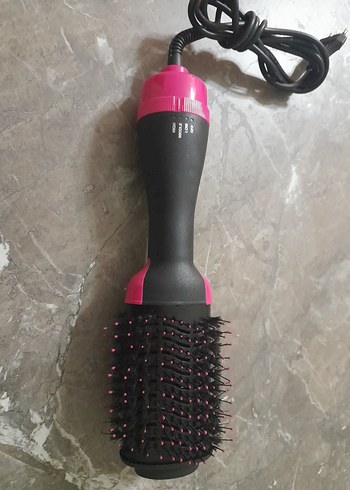 Pembe Renkli Saç Şekillendirici Tarak - Görsel 4