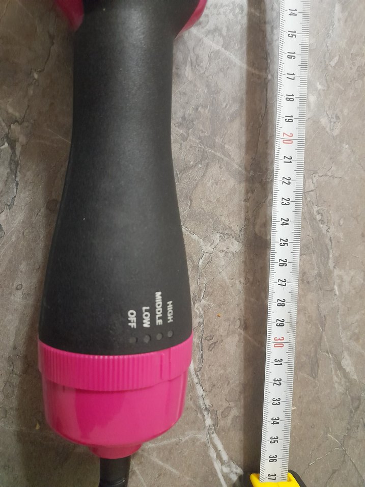 Pembe Renkli Saç Şekillendirici Tarak - Görsel 2