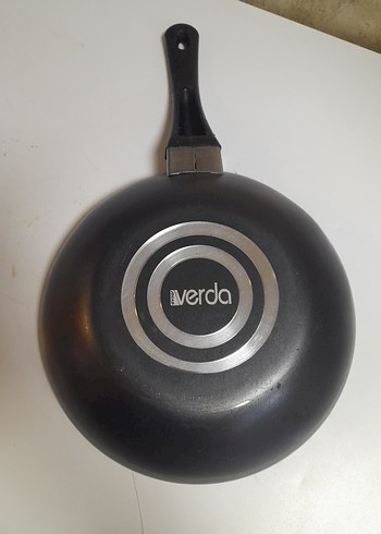 Gri Granit Görünümlü wok Tava - Görsel 2