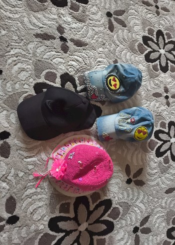 Beden siyah Renk Renkli Siyah Sokak Stili Kadın Şapka