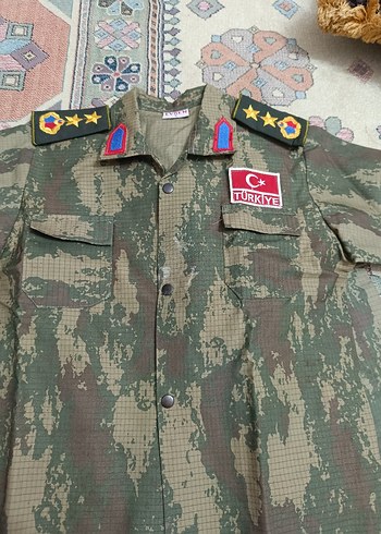 5 Yaş Beden asker kıyafeti