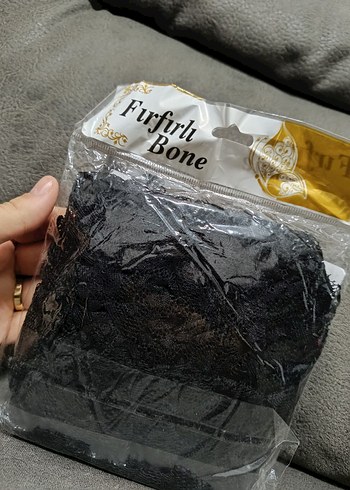 Fırfırlı Çapraz  Saç bonesi - Görsel 3