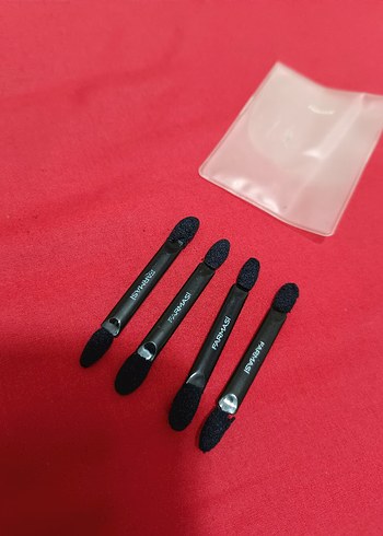 Siyah Çift Uçlu Makyaj Fırçası Seti - Görsel 4