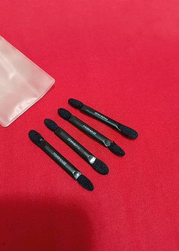 Siyah Çift Uçlu Makyaj Fırçası Seti - Görsel 2