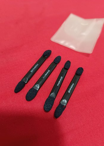 Siyah Çift Uçlu Makyaj Fırçası Seti - Görsel 3