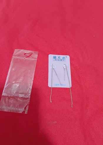 Zincirli İnce Küpe - Görsel 3