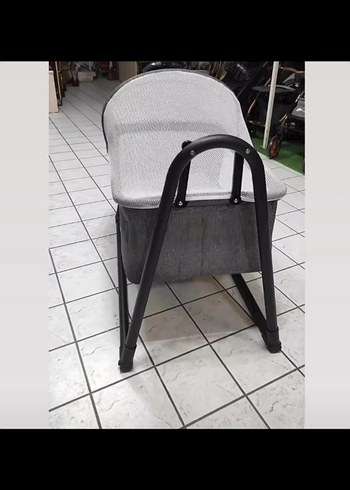 Gri Bebek Beşiği ve Sepeti - Görsel 2