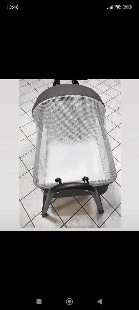 Gri Bebek Beşiği ve Sepeti - Görsel 3