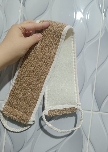 Bej Banyo Süngeri Askılı - Görsel 3