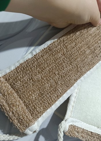 Bej Banyo Süngeri Askılı - Görsel 4