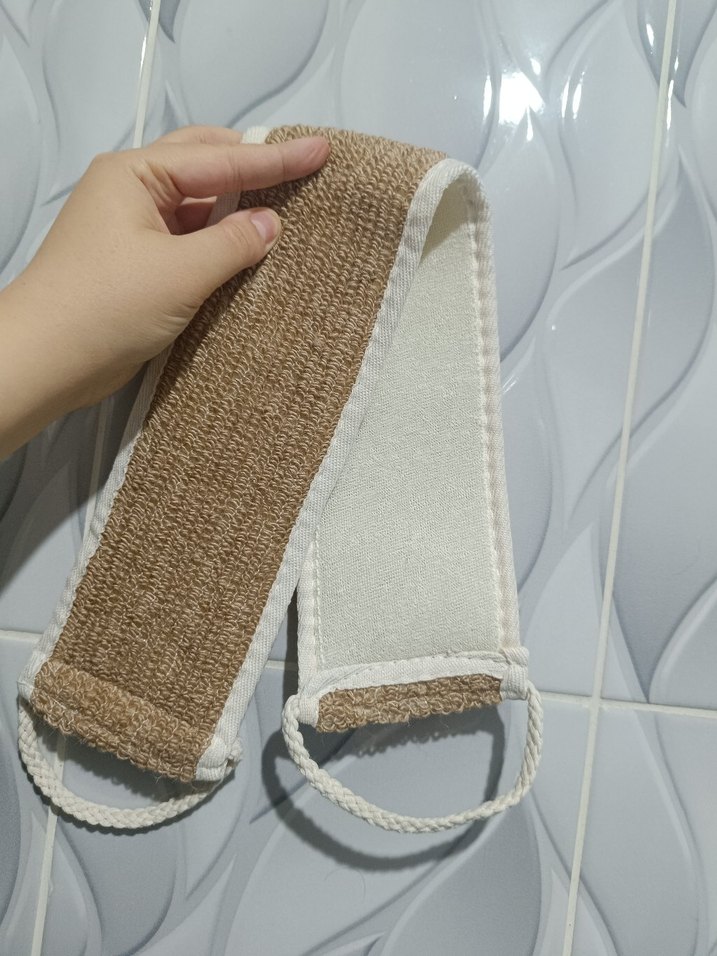 Bej Banyo Süngeri Askılı - Görsel 3