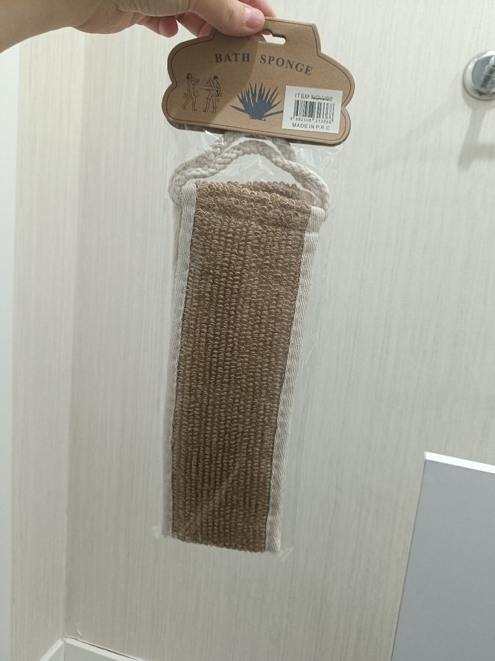 Bej Banyo Süngeri Askılı - Görsel 2