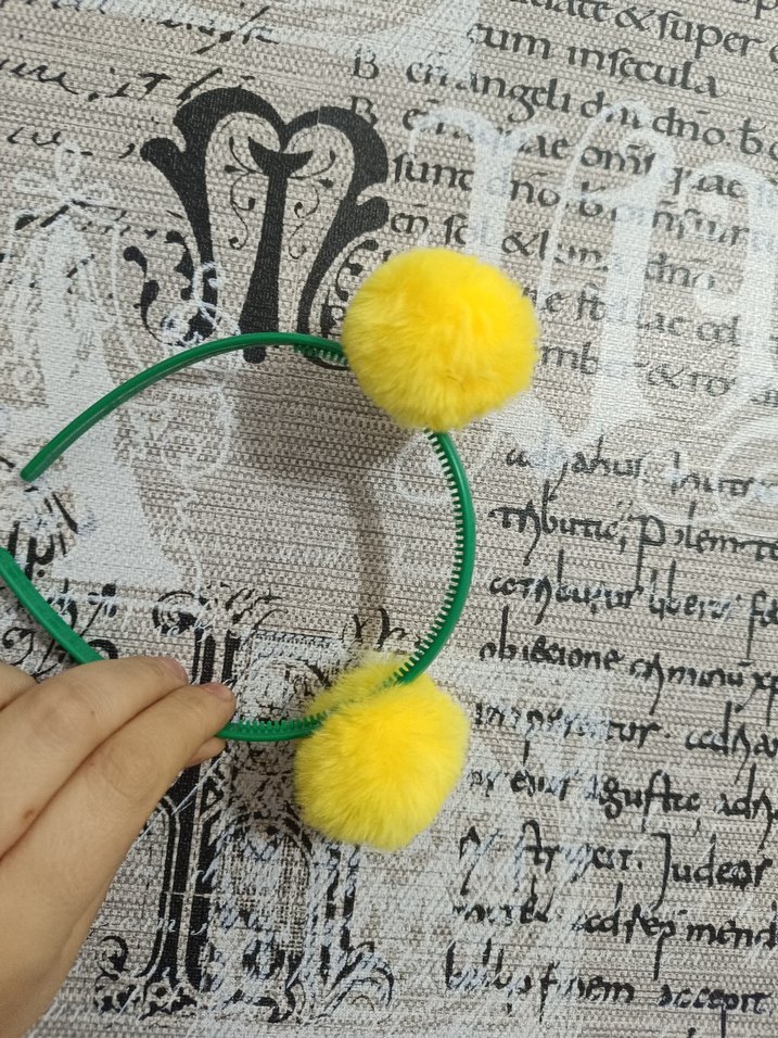 Çocuklar için renkli kurbağa detaylı taclik - Görsel 2