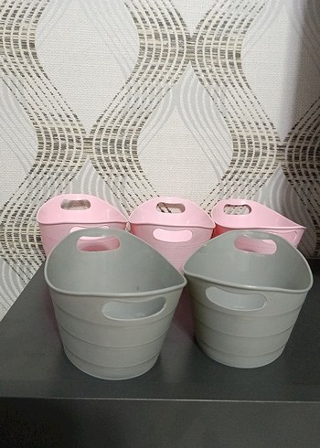 Pastel Pembe Sepet Seti - Görsel 4