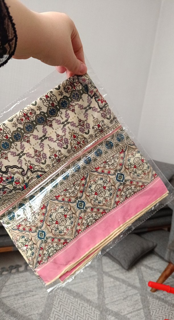 Dantel Detaylı Çok Renkli Bohem Kadın Fular - Görsel 2