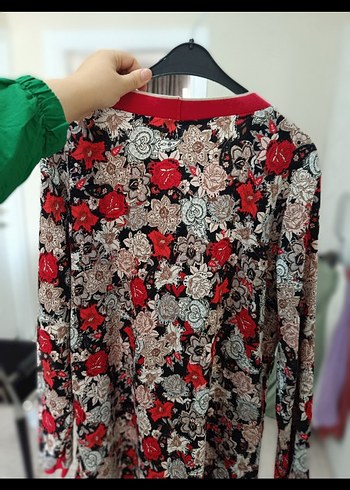 Kadın Bohem Dantel Detaylı Midi Kimono - Görsel 3