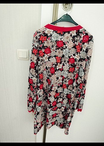 Kadın Bohem Dantel Detaylı Midi Kimono - Görsel 2