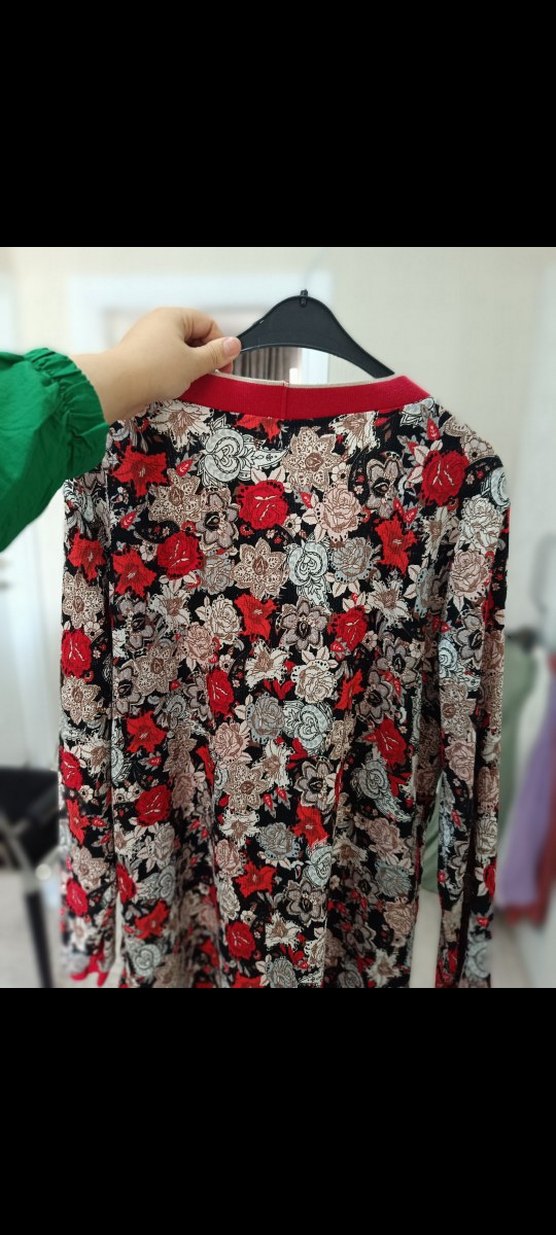 Kadın Bohem Dantel Detaylı Midi Kimono - Görsel 3