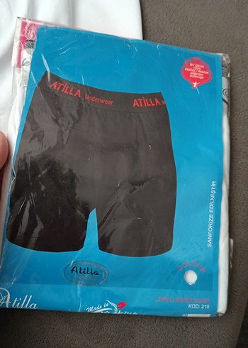 Beyaz Baskılı Midi Kadın Boxer - Görsel 3