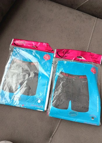 Beyaz Baskılı Midi Kadın Boxer - Görsel 4