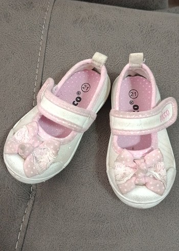 Pembe İlk Adım Kız Çocuk Ayakkabısı Fiyonklu - Görsel 5