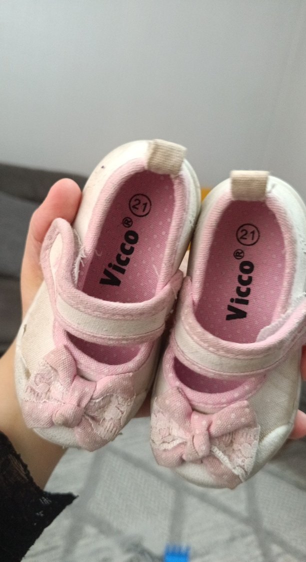 Pembe İlk Adım Kız Çocuk Ayakkabısı Fiyonklu - Görsel 2