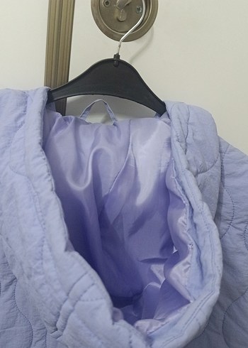 Kadın Lila Kapüşonlu Yelek - Görsel 5