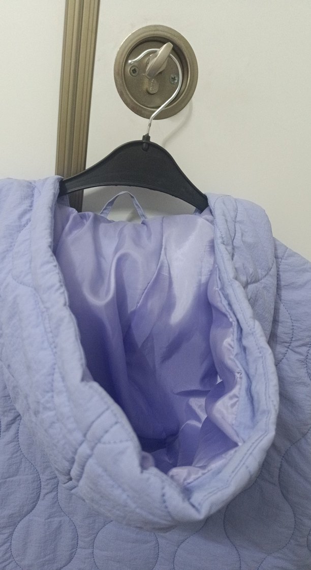 Kadın Lila Kapüşonlu Yelek - Görsel 5