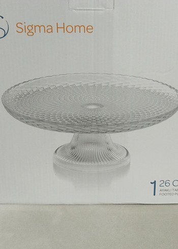 Sigma Home 26 cm Ayaklı Tabak - Görsel 2