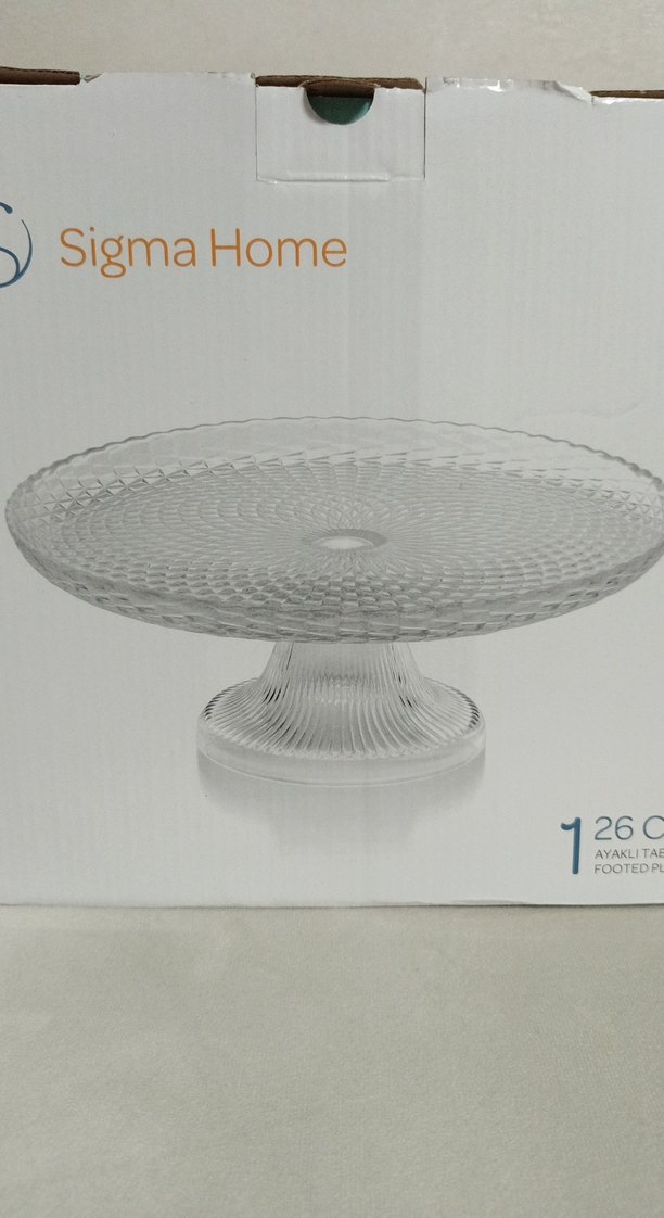 Sigma Home 26 cm Ayaklı Tabak - Görsel 2