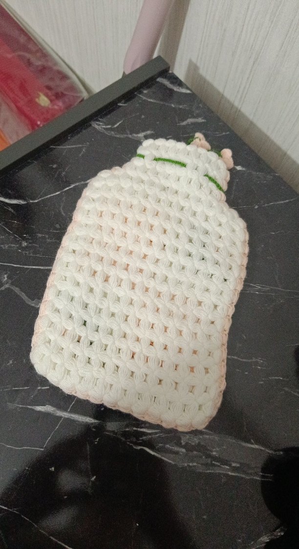 Pastel Renkli Örgü Banyo Süngeri - Görsel 3