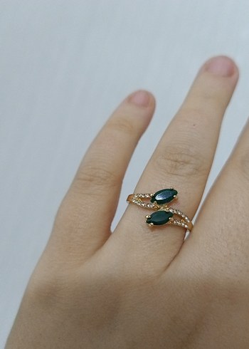 Yılan Desenli Pullu Altın Kadın Yüzük - Görsel 6