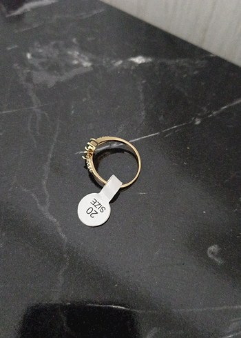 Yılan Desenli Pullu Altın Kadın Yüzük - Görsel 2