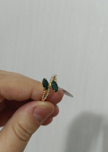 Yılan Desenli Pullu Altın Kadın Yüzük - Görsel 4