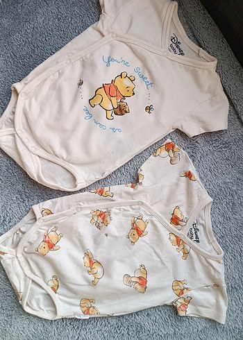 Disney Bebek Kısa Kollu Pamuklu Body - Görsel 2