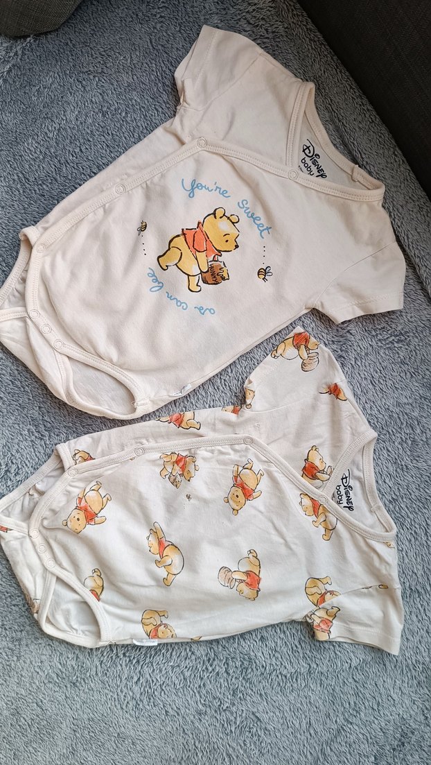 Disney Bebek Kısa Kollu Pamuklu Body - Görsel 2