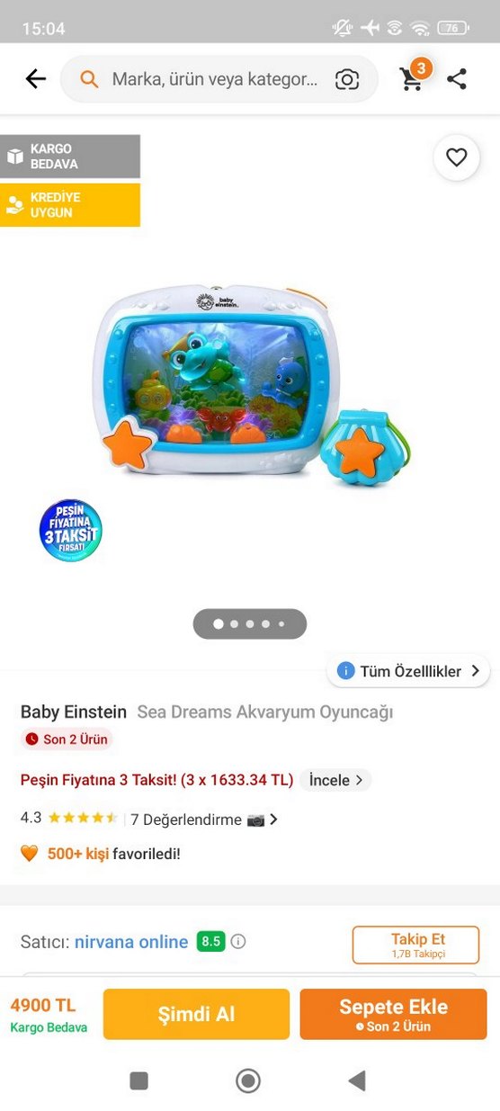Baby Einstein Sea Dream Akvaryum Oynucagi - Görsel 4