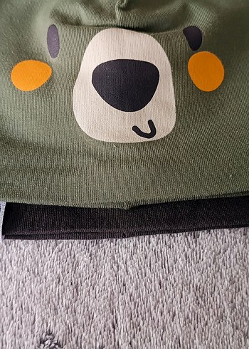 Çocuk Örme Bere ve Boyunluk Seti - Görsel 4