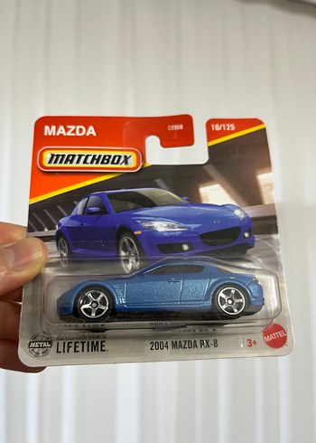 Mavi 2004 Mazda RX-8 Oyuncak Araba