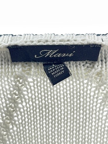l Beden beyaz Renk Mavi Jeans Kazak / Triko %70 İndirimli.