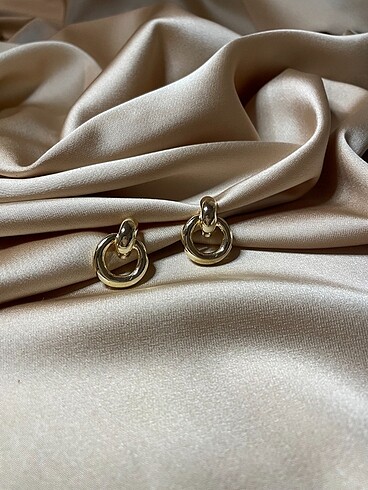 Gold Halka Küpe
