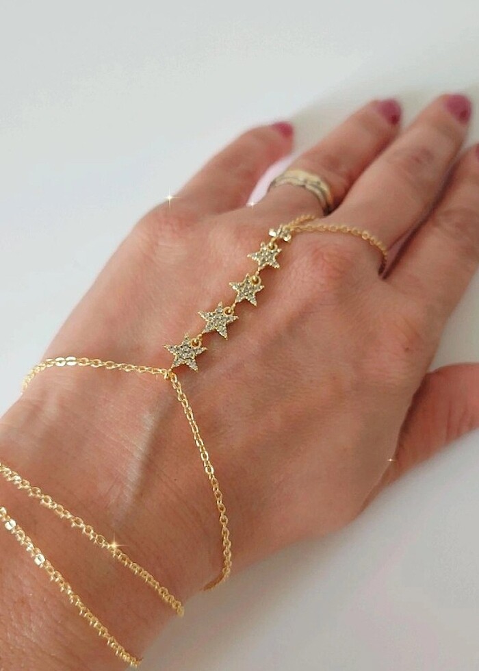 Çelik Zirkon Taşlı Şahmeran Bileklik - Görsel 3